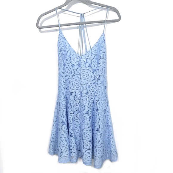 Altar'd State Dresses & Skirts - Alter’d State Blue Lace Dress